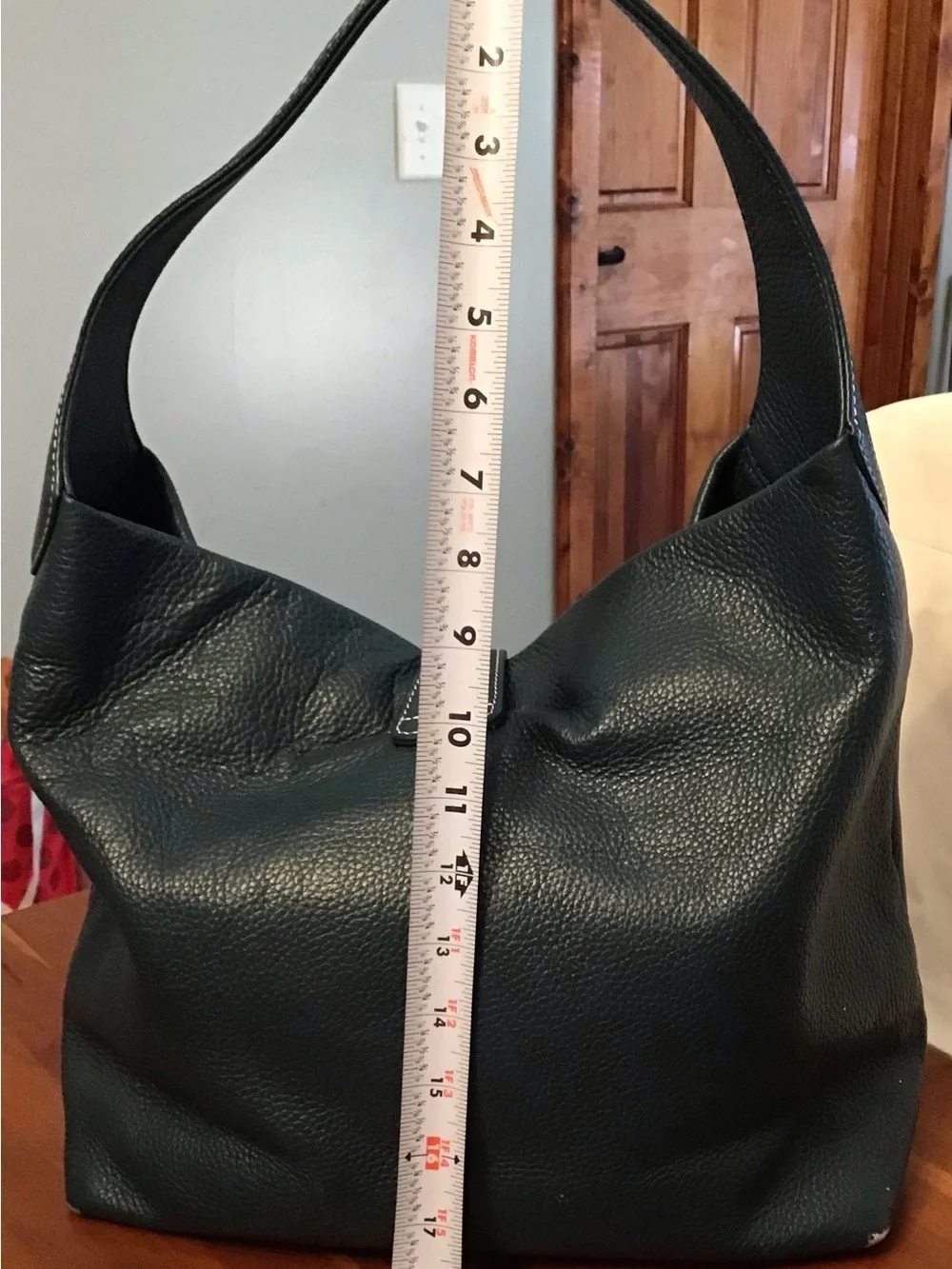 Dooney & Bourke Teal Leather Hobo Bag - Picture 7 of 14